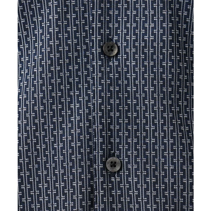 《日本製》ジャガード長袖シャツ | MICHEL KLEIN HOMME | 詳細画像14 