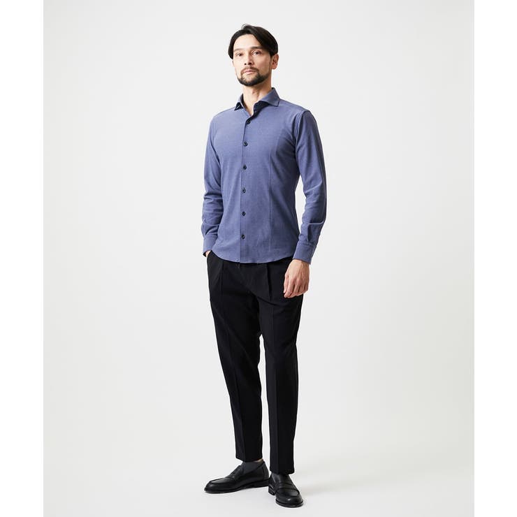 《日本製》ベーシックジャージシャツ | MICHEL KLEIN HOMME | 詳細画像12 