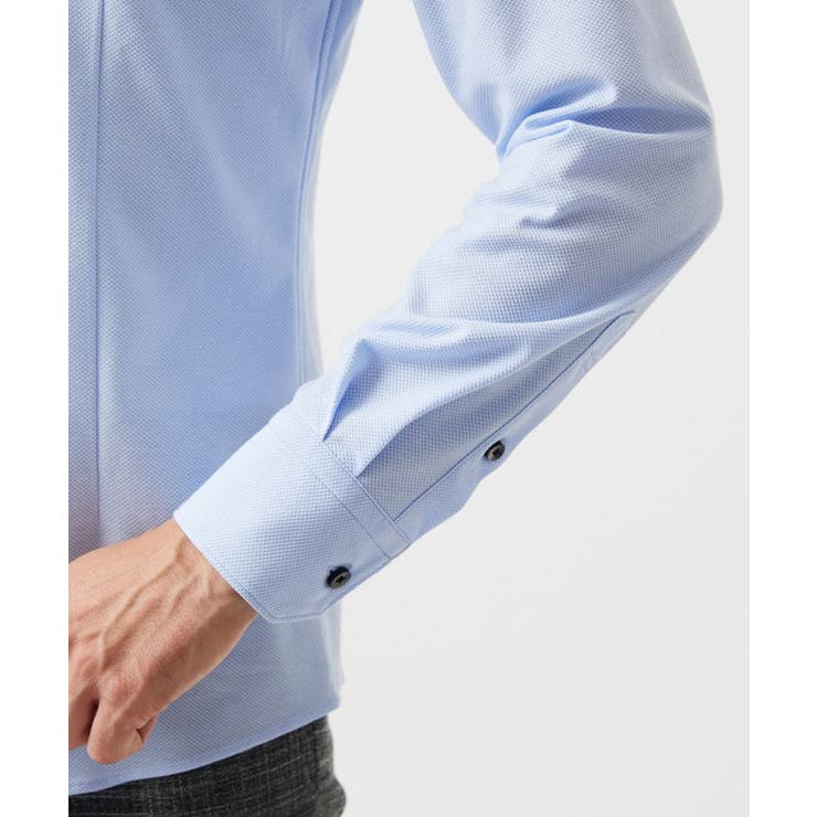 《日本製》ベーシックジャージシャツ | MICHEL KLEIN HOMME | 詳細画像8 