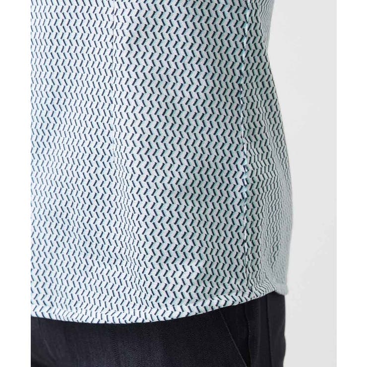 《日本製》ストレッチラッセル七分袖シャツ | MICHEL KLEIN HOMME | 詳細画像11 