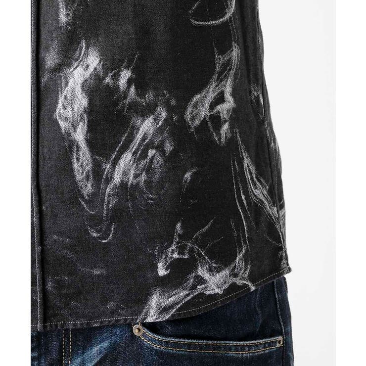 スモーク柄長袖シャツ | MICHEL KLEIN HOMME | 詳細画像10 