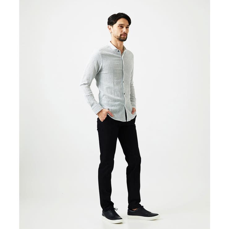 ジャージストライプ長袖シャツ | MICHEL KLEIN HOMME | 詳細画像17 