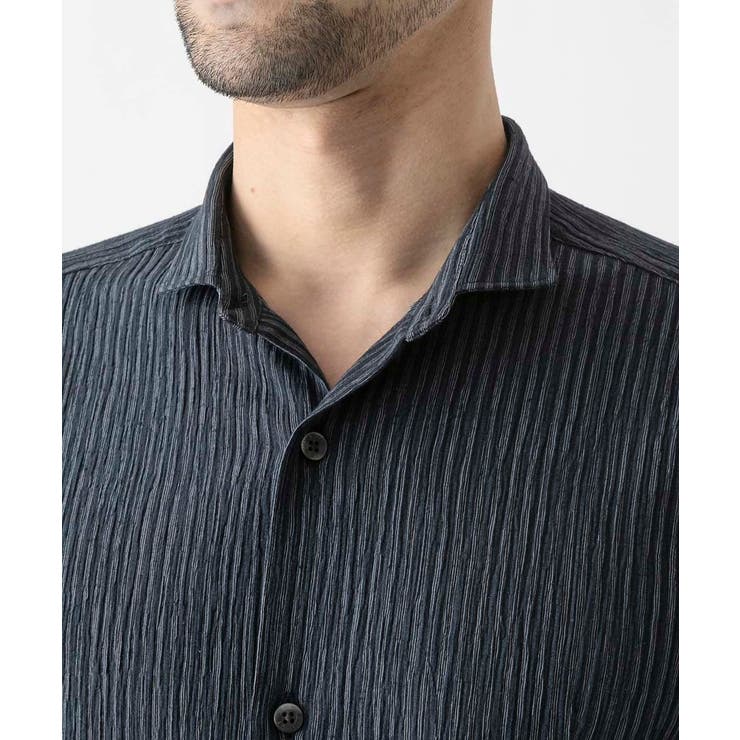 ジャージストライプ長袖シャツ | MICHEL KLEIN HOMME | 詳細画像7 