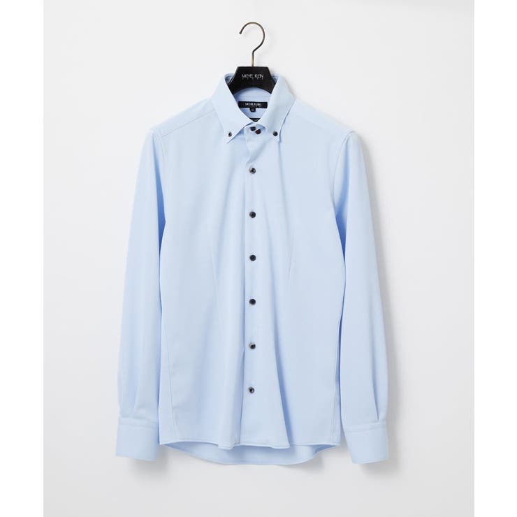 《日本製》ボタンダウン長袖シャツ | MICHEL KLEIN HOMME | 詳細画像1 