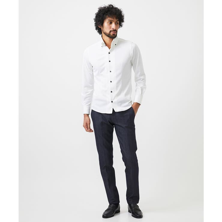 《日本製》ボタンダウン長袖シャツ | MICHEL KLEIN HOMME | 詳細画像13 