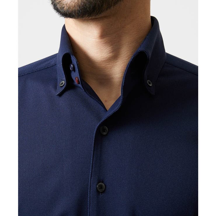 《日本製》ボタンダウン長袖シャツ | MICHEL KLEIN HOMME | 詳細画像8 