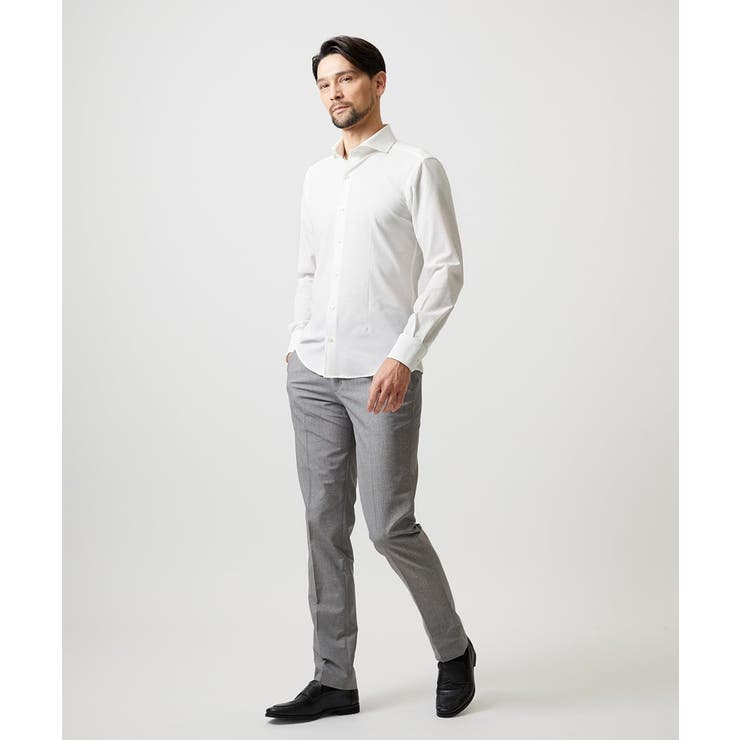 ストレッチサッカー長袖シャツ | MICHEL KLEIN HOMME | 詳細画像13 