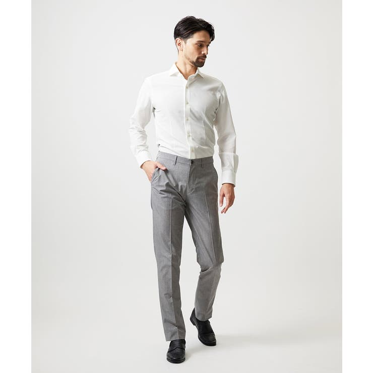 ストレッチサッカー長袖シャツ | MICHEL KLEIN HOMME | 詳細画像14 