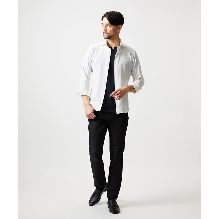 ストレッチサッカー長袖シャツ | MICHEL KLEIN HOMME | 詳細画像15 