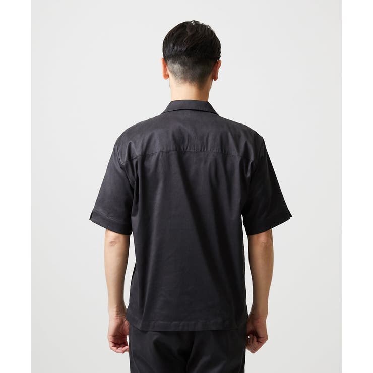 【セットアップ】スエード半袖シャツ | MICHEL KLEIN HOMME | 詳細画像9 