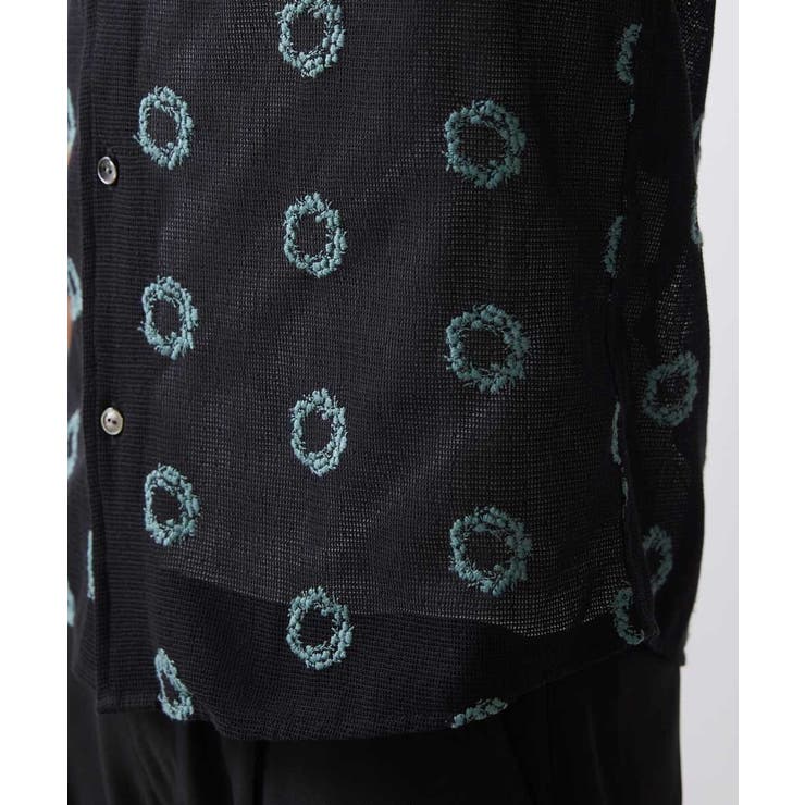 総柄シアー半袖シャツ | MICHEL KLEIN HOMME | 詳細画像10 