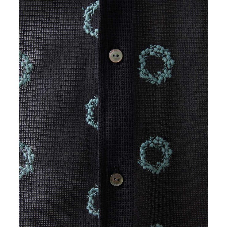 総柄シアー半袖シャツ | MICHEL KLEIN HOMME | 詳細画像12 