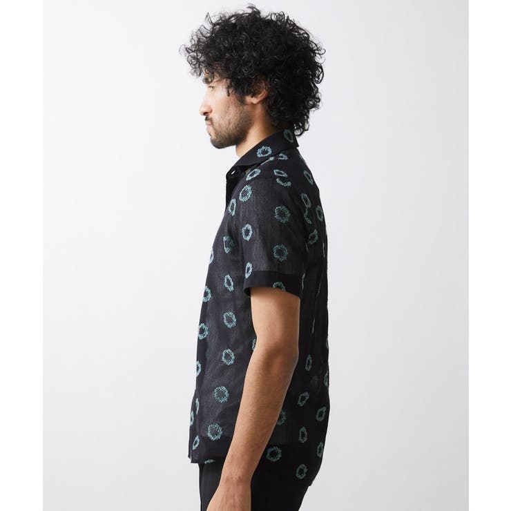 総柄シアー半袖シャツ | MICHEL KLEIN HOMME | 詳細画像7 