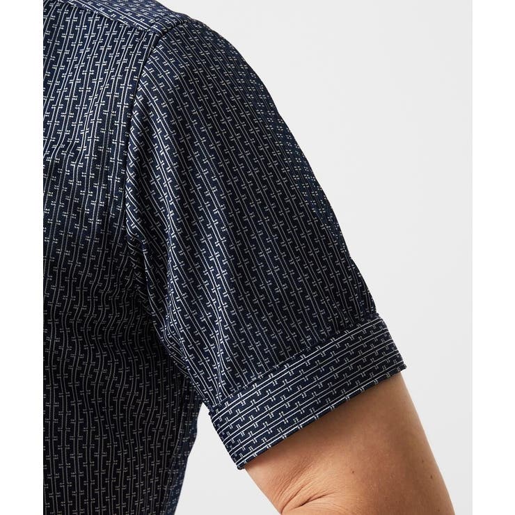 《日本製》ジャガード半袖シャツ | MICHEL KLEIN HOMME | 詳細画像11