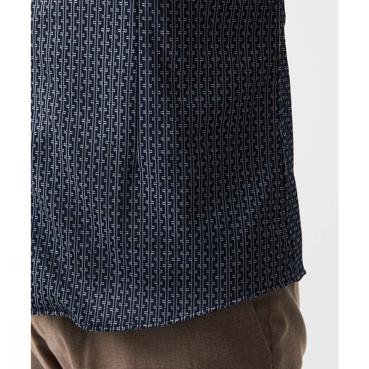 《日本製》ジャガード半袖シャツ | MICHEL KLEIN HOMME | 詳細画像12
