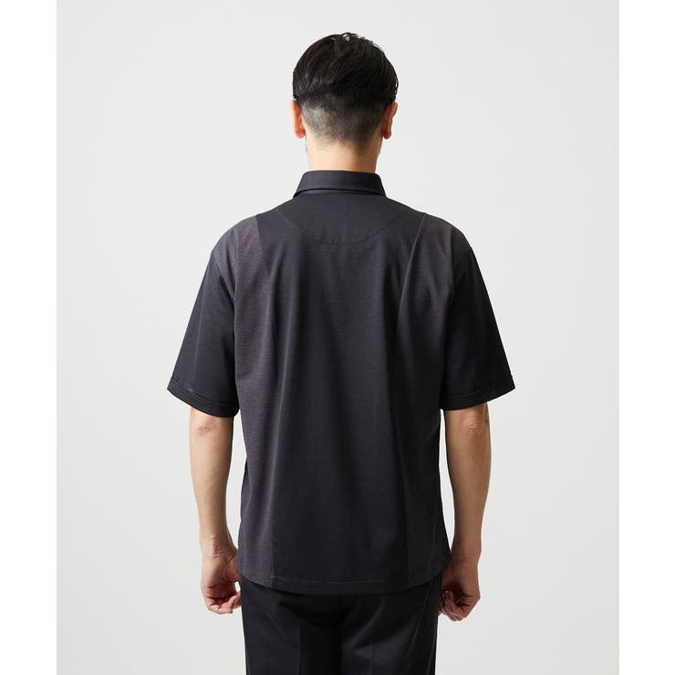 【セットアップ】異素材コンビ半袖シャツ | MICHEL KLEIN HOMME | 詳細画像9 