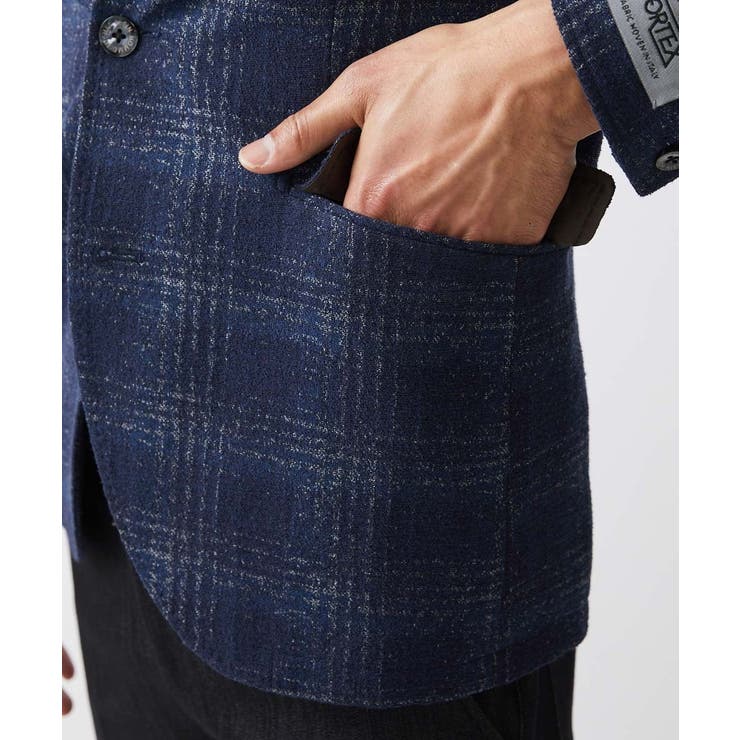 チェック柄コンバーチブルジャケット | MICHEL KLEIN HOMME | 詳細画像11 