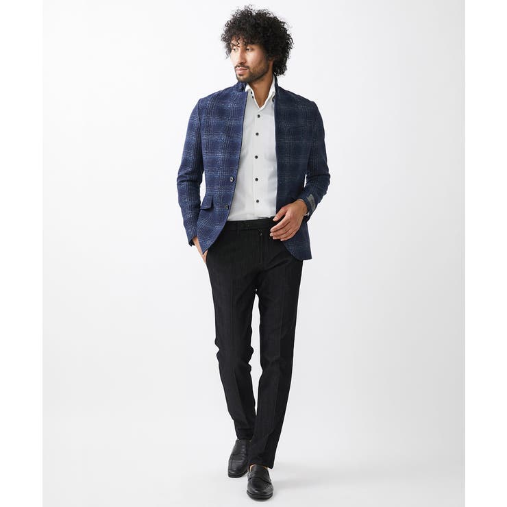 チェック柄コンバーチブルジャケット | MICHEL KLEIN HOMME | 詳細画像4 