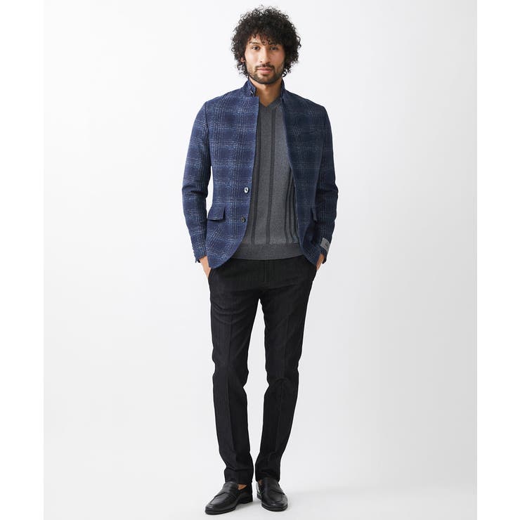 チェック柄コンバーチブルジャケット | MICHEL KLEIN HOMME | 詳細画像5 