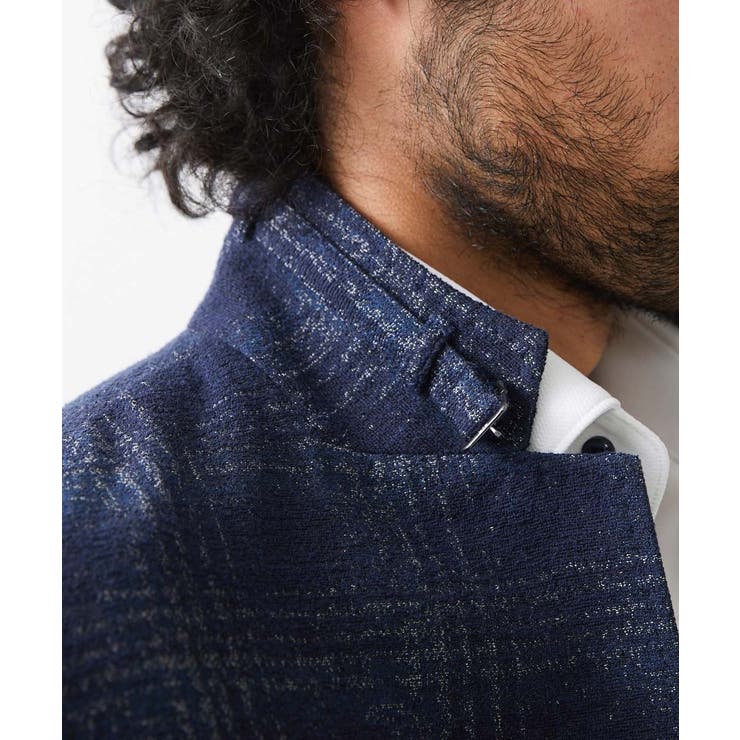 チェック柄コンバーチブルジャケット | MICHEL KLEIN HOMME | 詳細画像8 