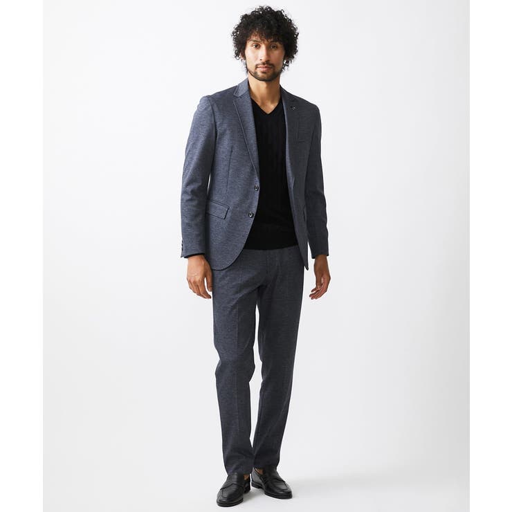 ウール調ストレッチテーラードジャケット セットアップ | MICHEL KLEIN HOMME | 詳細画像2 