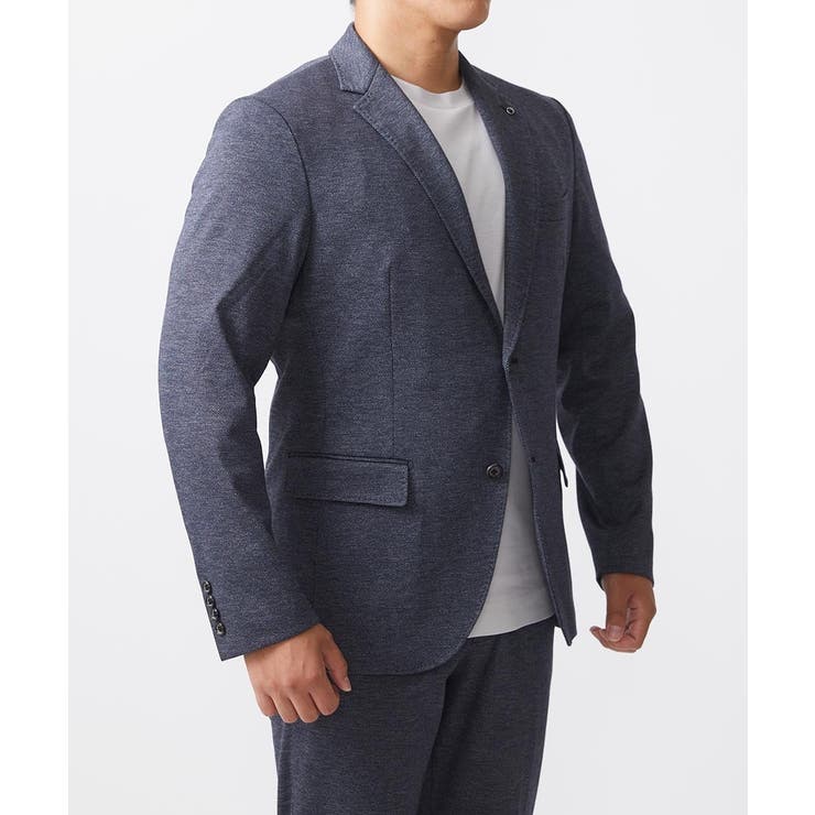 【2024年モデル】BODY MAKEウール調ストレッチテーラードジャケット セ… | MICHEL KLEIN HOMME | 詳細画像2 