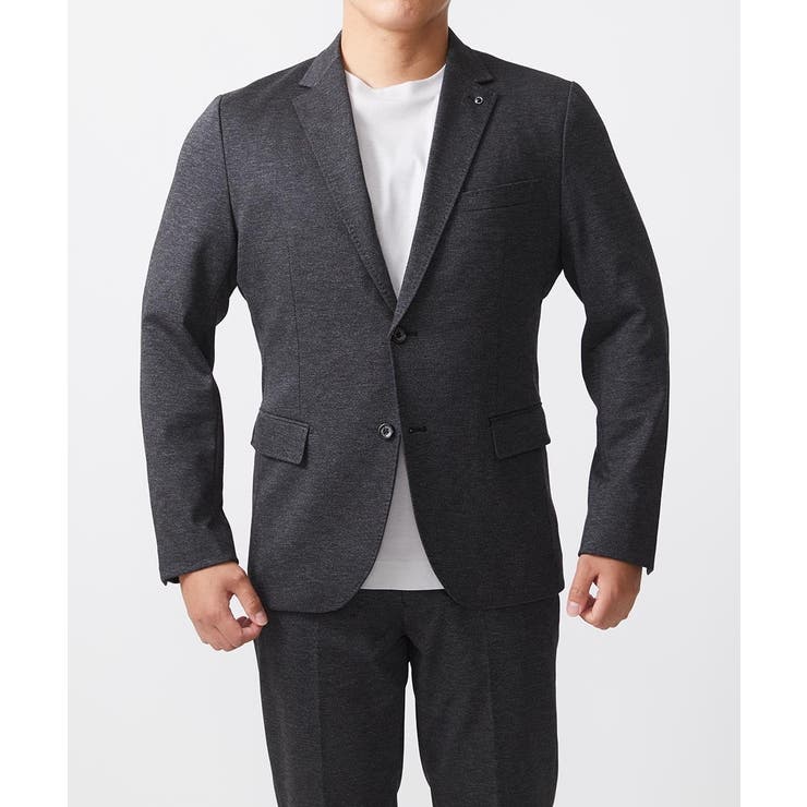 ダークグレー(93) | 【2024年モデル】BODY MAKEウール調ストレッチテーラードジャケット セ… | MICHEL KLEIN HOMME