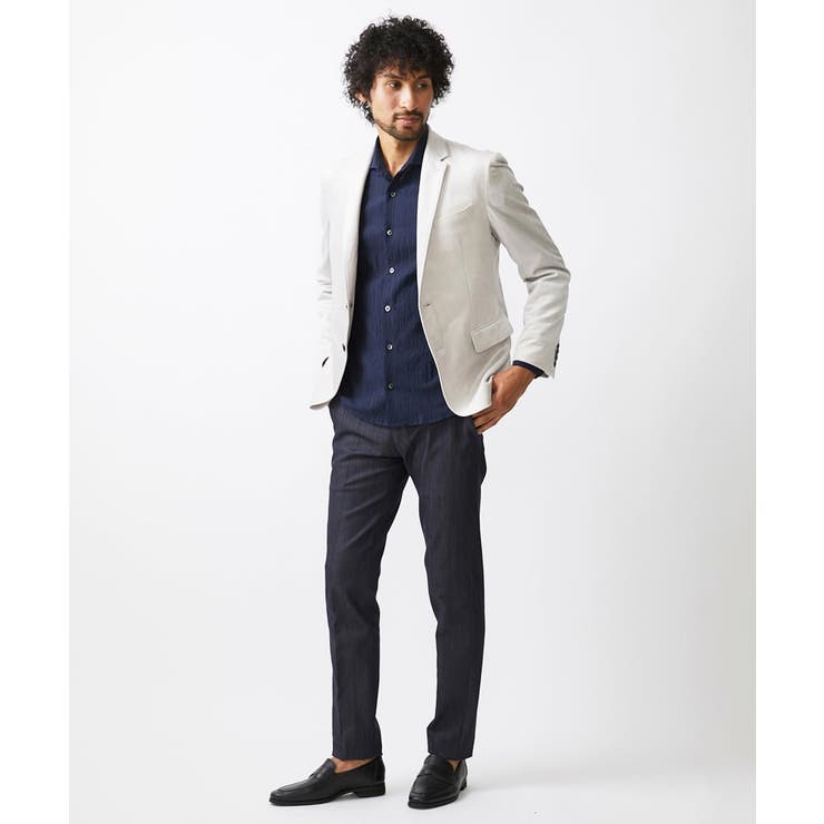 ベロアストレッチテーラードジャケット | MICHEL KLEIN HOMME | 詳細画像5 