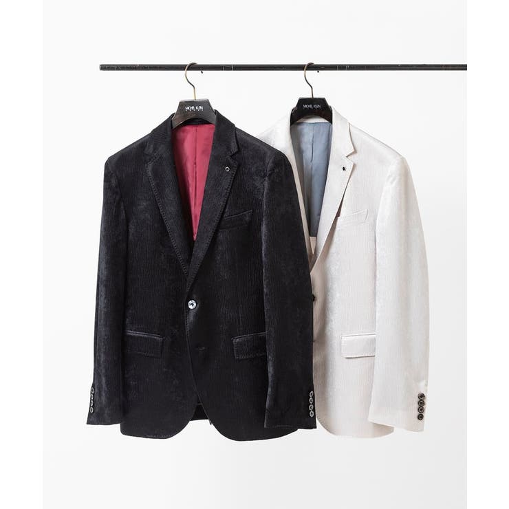 ベロアストレッチテーラードジャケット | MICHEL KLEIN HOMME | 詳細画像6 