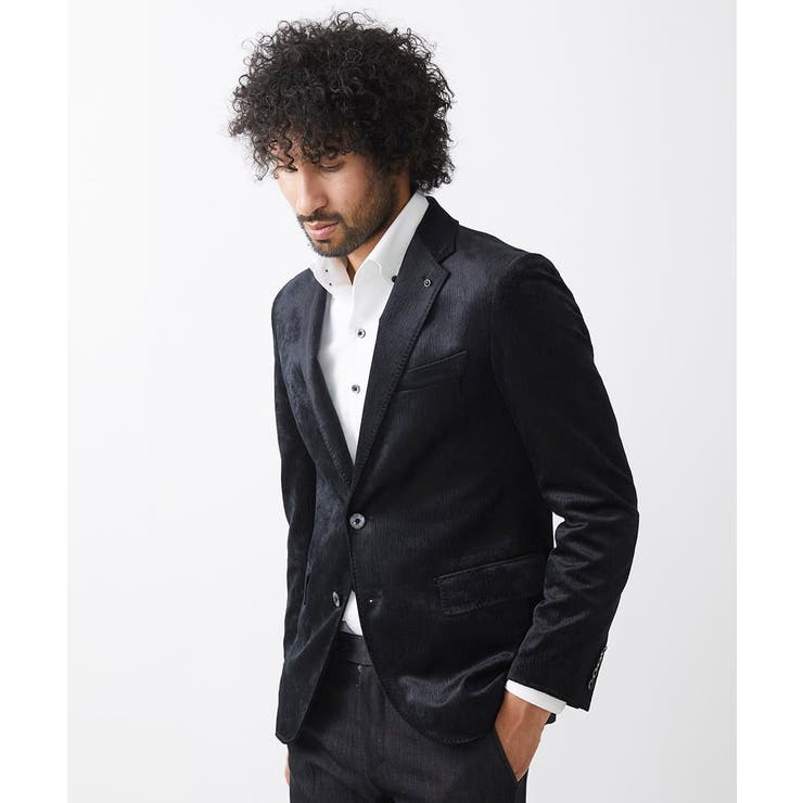ベロアストレッチテーラードジャケット | MICHEL KLEIN HOMME | 詳細画像8 