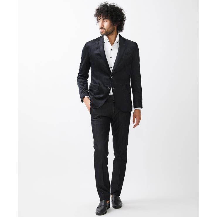 ベロアストレッチテーラードジャケット | MICHEL KLEIN HOMME | 詳細画像9 