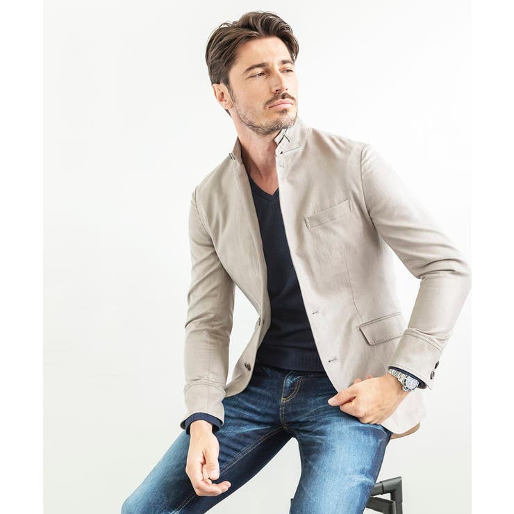 スエードコンバーチブルジャケット | MICHEL KLEIN HOMME | 詳細画像5 