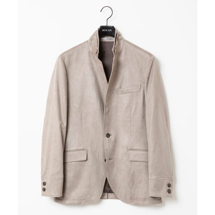 ベージュ | スエードコンバーチブルジャケット | MICHEL KLEIN HOMME