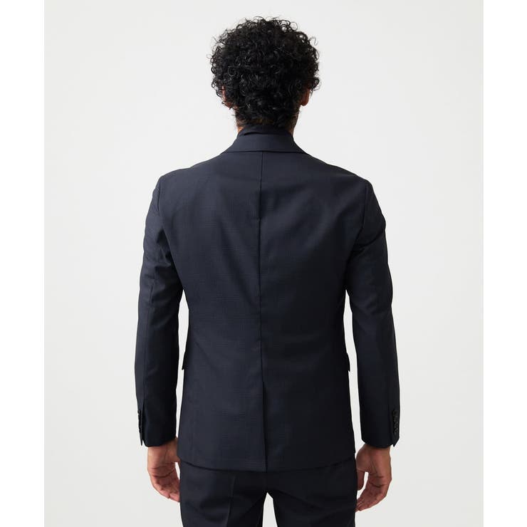 【セットアップ】チェック柄テーラードジャケット | MICHEL KLEIN HOMME | 詳細画像4 