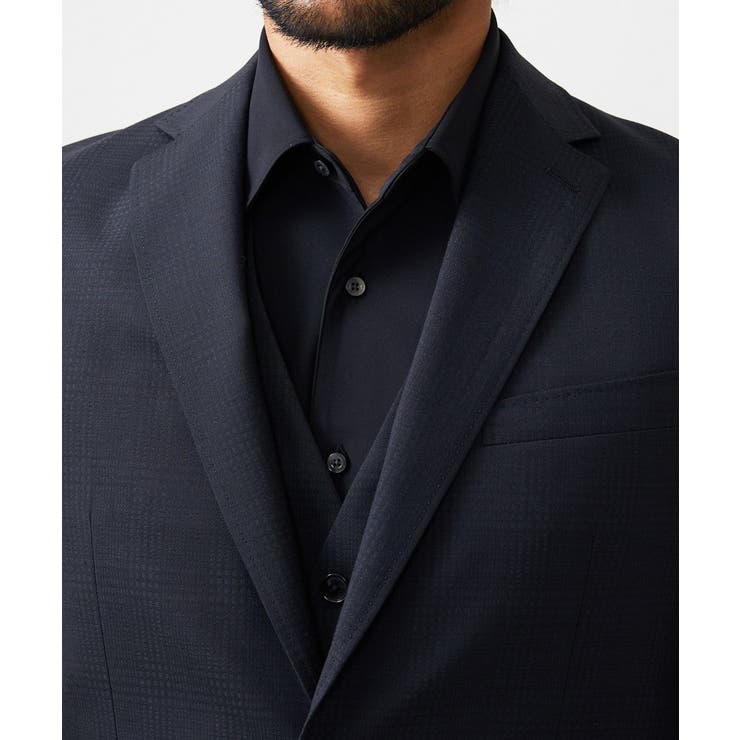 【セットアップ】チェック柄テーラードジャケット | MICHEL KLEIN HOMME | 詳細画像5 