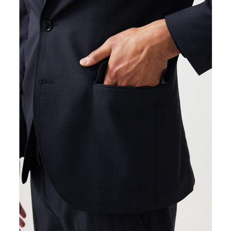 【セットアップ】チェック柄テーラードジャケット | MICHEL KLEIN HOMME | 詳細画像7 