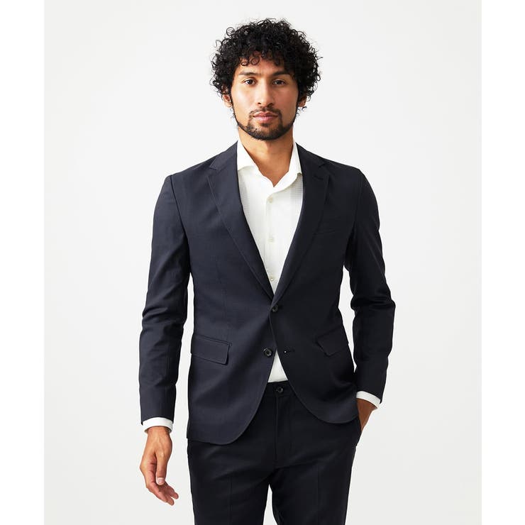 ブラック | 【セットアップ】ピンヘッドテーラードジャケット | MICHEL KLEIN HOMME