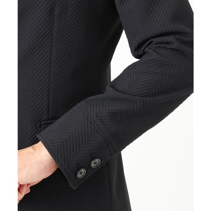 【セットアップ】ビックへリンボンコンバーチブルジャケット | MICHEL KLEIN HOMME | 詳細画像12 