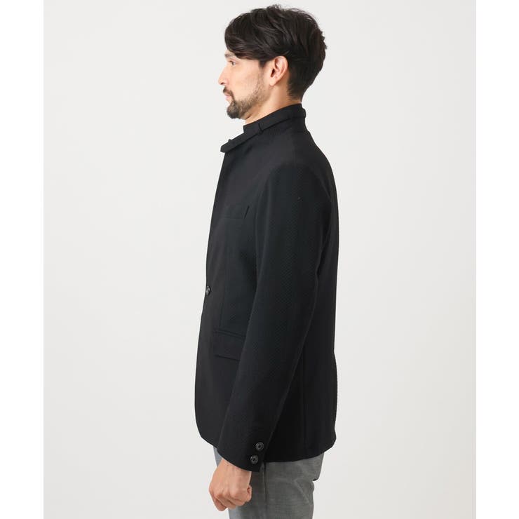 【セットアップ】ビックへリンボンコンバーチブルジャケット | MICHEL KLEIN HOMME | 詳細画像6 