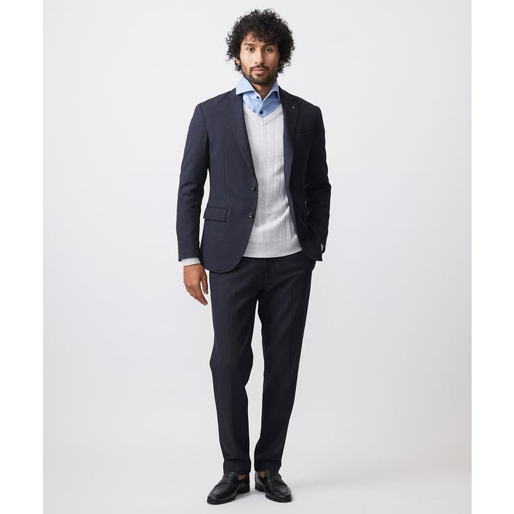 ツィード調ストレッチテーラードジャケット セットアップ | MICHEL KLEIN HOMME | 詳細画像2 