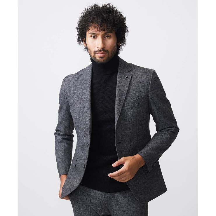 ツィード調ストレッチテーラードジャケット セットアップ | MICHEL KLEIN HOMME | 詳細画像5 