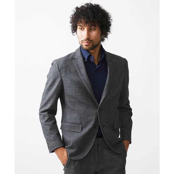 ツィード調ストレッチテーラードジャケット セットアップ | MICHEL KLEIN HOMME | 詳細画像7 