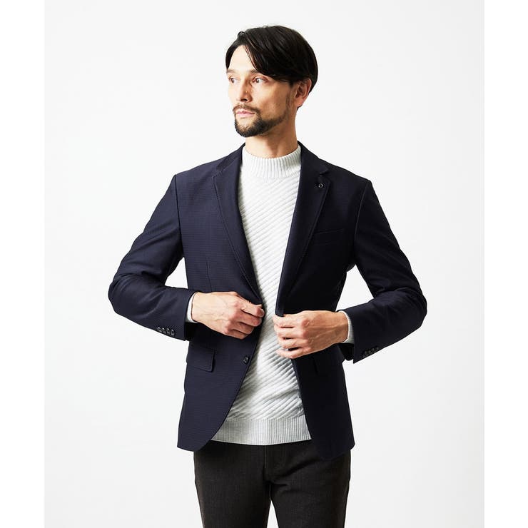 トリコットストレッチテーラードジャケット | MICHEL KLEIN HOMME | 詳細画像3 