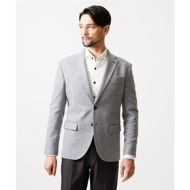 グレー | ウールテーラードジャケット | MICHEL KLEIN HOMME