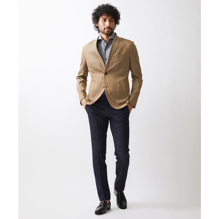 デニム調ノーカラージャケット | MICHEL KLEIN HOMME | 詳細画像11 