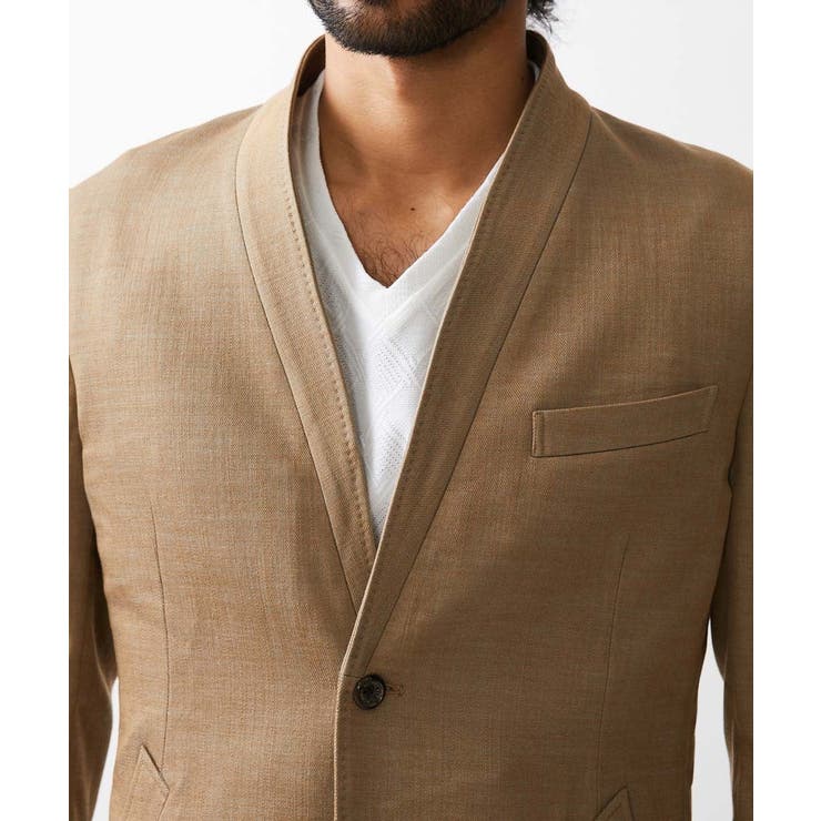 デニム調ノーカラージャケット | MICHEL KLEIN HOMME | 詳細画像15 