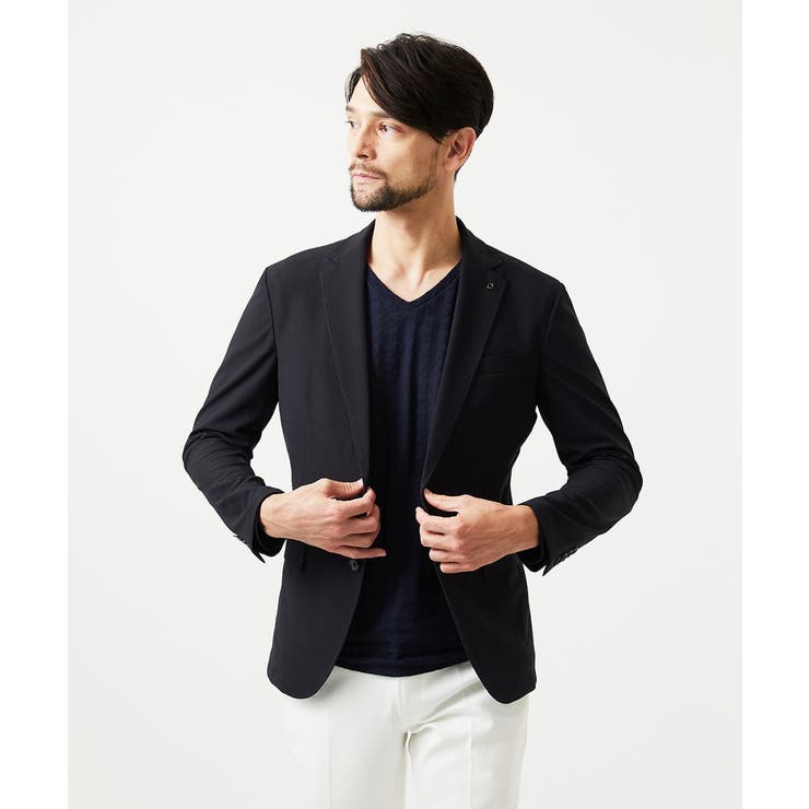 【セットアップ】コットンライクストレッチテーラードジャケット | MICHEL KLEIN HOMME | 詳細画像20 