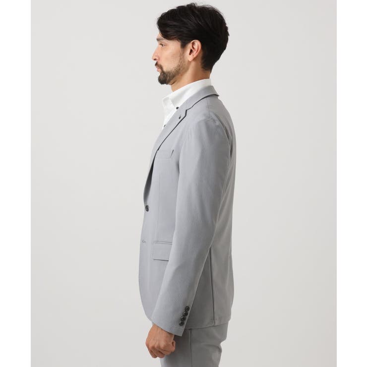 【セットアップ】コットンライクストレッチテーラードジャケット | MICHEL KLEIN HOMME | 詳細画像6 