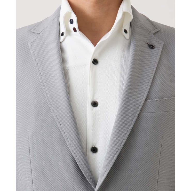 【セットアップ】コットンライクストレッチテーラードジャケット | MICHEL KLEIN HOMME | 詳細画像8 