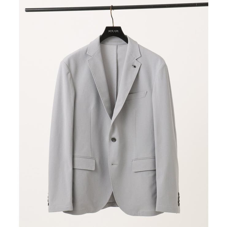 グレー | 【セットアップ】コットンライクストレッチテーラードジャケット | MICHEL KLEIN HOMME